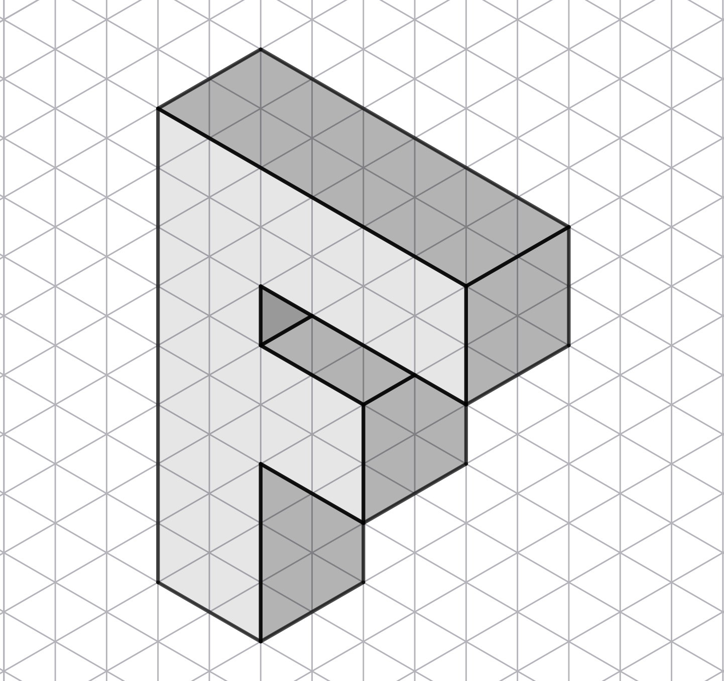 Isometric Square Characters Isometric letters