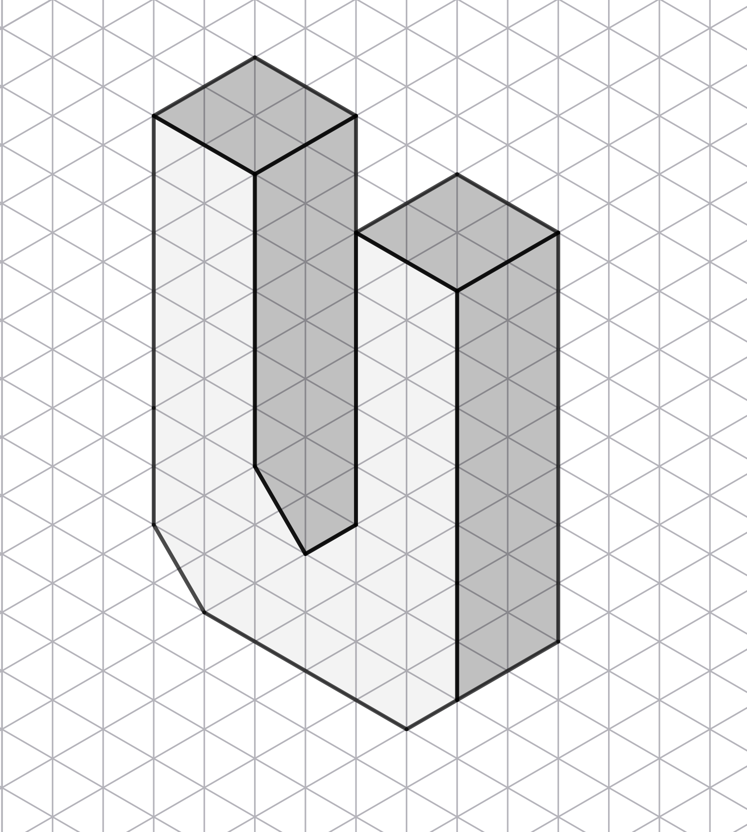 Isometric Square Characters Isometric letters